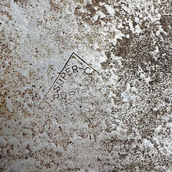 Vintage Super Cast Aluminum Dutch Oven 5 Quart Roaster Primitive Pan W Lid - Picture 8 of 8